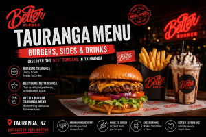 better burger tauranga menu